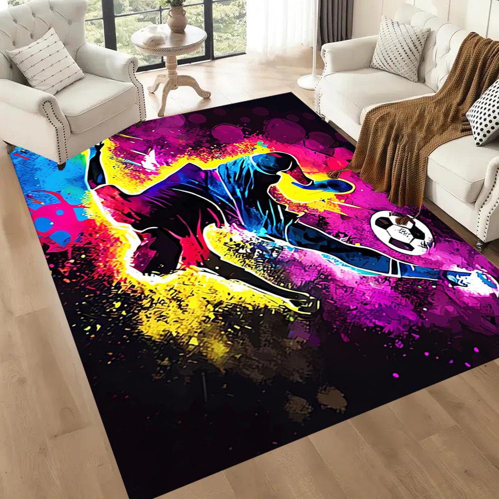 Dynamic Basketball Moves Floor Mats for Living Room, Bedroom and Room Decoration Are Suitable for Gifts.