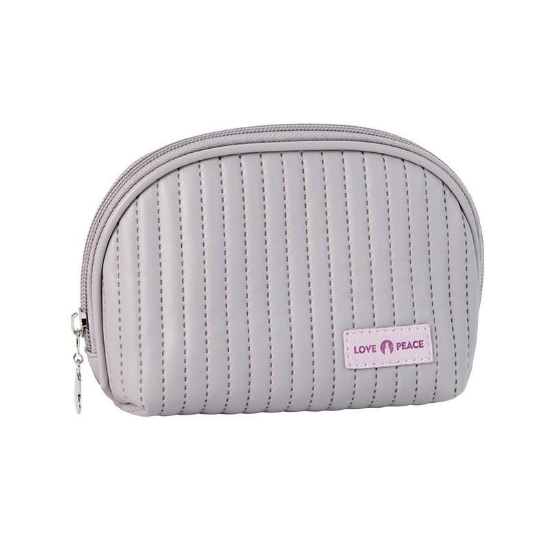 New Half Round Cake Cosmetic Bag Sweet Style Makeup Storage Bag Wholesale Mini Hand-held Makeup Bag StyleD