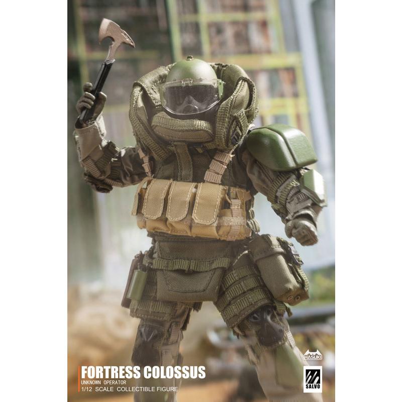 SALVO Series SA02 Fortress Colossus 1/12 Action Figure HASUKI
