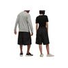 Y-3 Solid Color Loose Fit Straight Leg Shorts Unisex shorts Black H63075