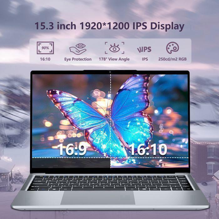 15'' FHD Laptop - Core i5-8210Y(Up To 3.6 GHz) - RAM 24 GB - SSD 512 GB - WiFi 5 - Laptop - Win 11 Pro