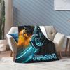TRON Ares Lightcycle Dillinger Systems Blanket Fleece Printed MCP Movie Multi-function Warm Throw Blankets for Bedspread