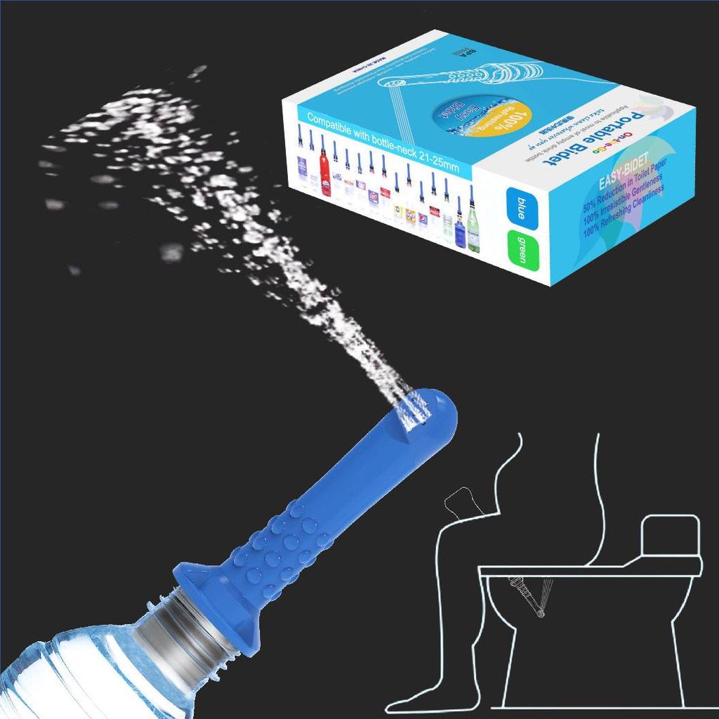 3-teiliges tragbares Handbidet-Set für Reisen - Persönliches Hygiene-Spülgerät