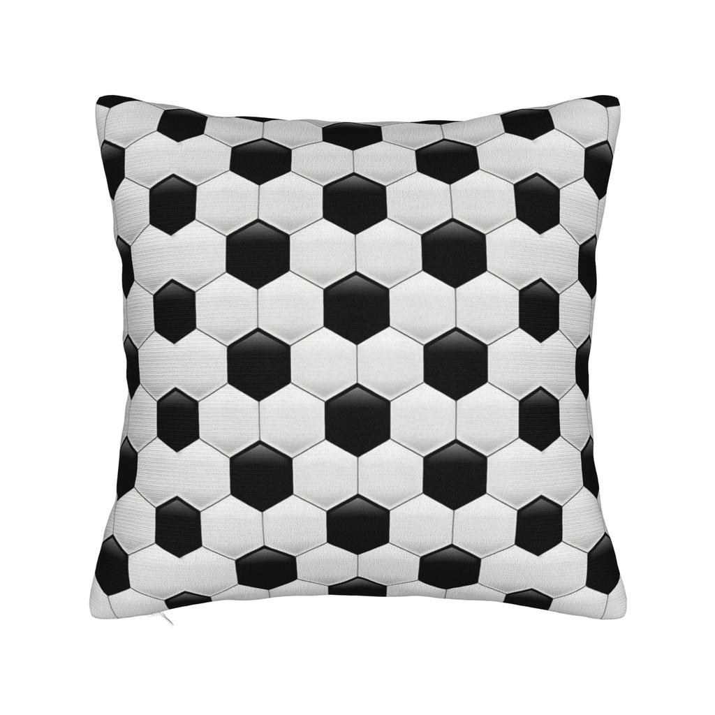 Pillow Cover Soccer Football Print Morden Pillow Case For Office Car Home Decor Pillowcases