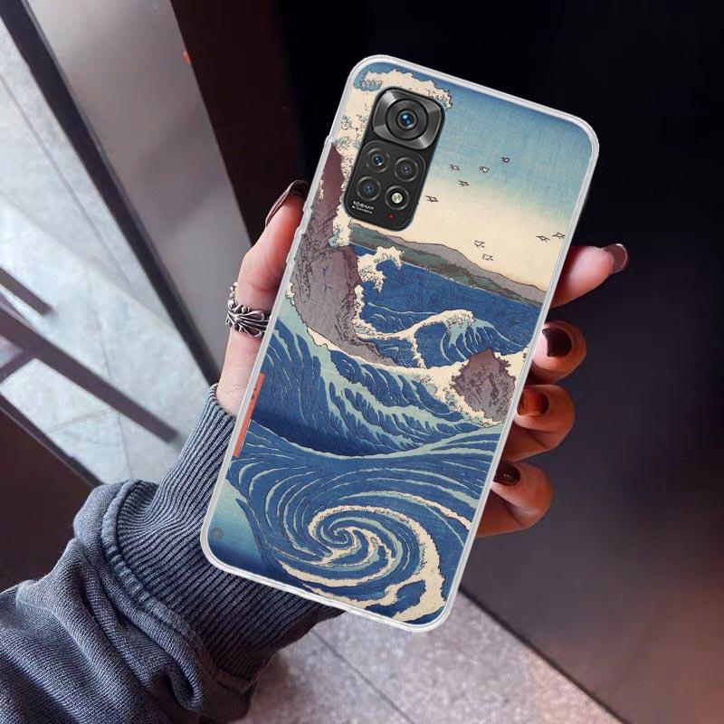 Japanese Pub Wave Anime Arrived Phone Case For Xiaomi Redmi Note 15 14 14S 13 12S 12 Pro Plus 11S 11 10S 10 4G Cover 11E 11T 5G