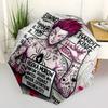 1 PC Automatic Folding Umbrella - Hunter X Hunter Pattern Portable Foldable Design With 8 Ribs Christmas Birthday Gifts