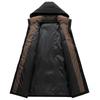 Übergröße 4XL-10XL Mode lange Parkas für Herren im Winter Übergröße Oberbekleidung mit Kapuze lässig locker dick warm Wintermantel