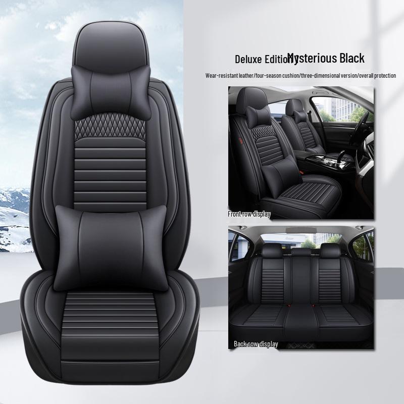 Buick Excelle GT/XT 2021 Lädersätesskydd för 13/14/15-modeller - Fullständigt skydd, Design för fem säten