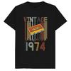 Vintage 1974 Cassette Retro 50th Birthday T-shirt