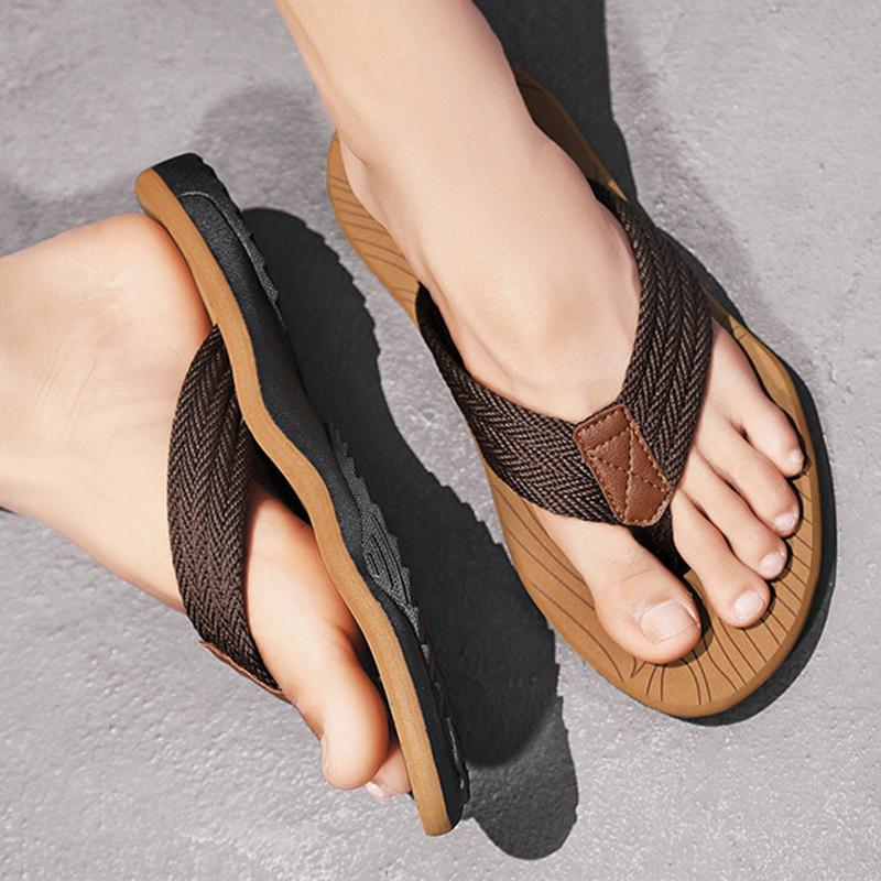 Men's Flip Flops for Summer Casual Flip Flops, Men's Sandals for Outdoor Wear, Non Slip Beach Sandals