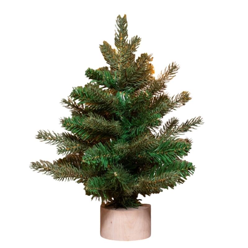 User Friendly Tabletop Christmas Tree Wood And Plastic Scandinavian Style Holiday Centerpieces For Home Or Office