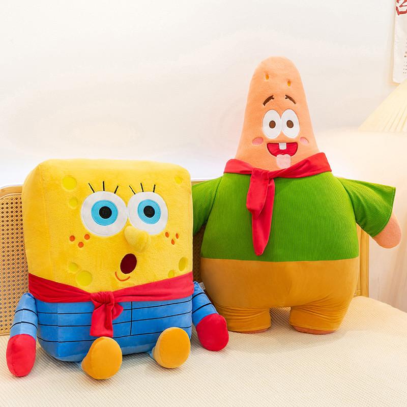 Spongebob Vierkante Broek Pluche Speelgoed Met Sjaal Voor Kinderen En Verzamelaars