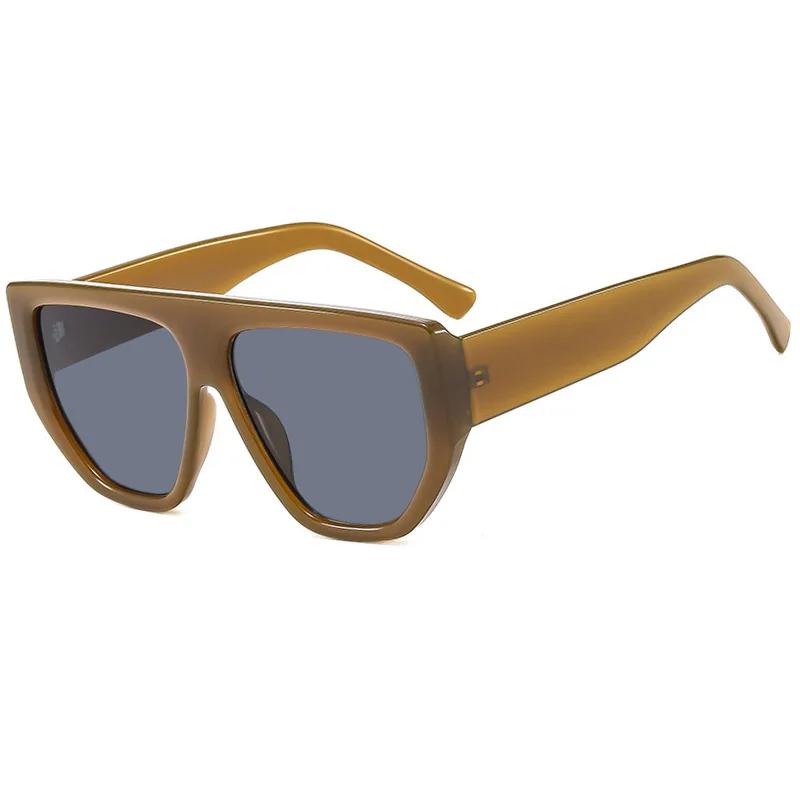  Retro Oversized Sunglasses Men Fashion Brand Designer Black Gradient Shades UV400 Women Trending Sun Glasses