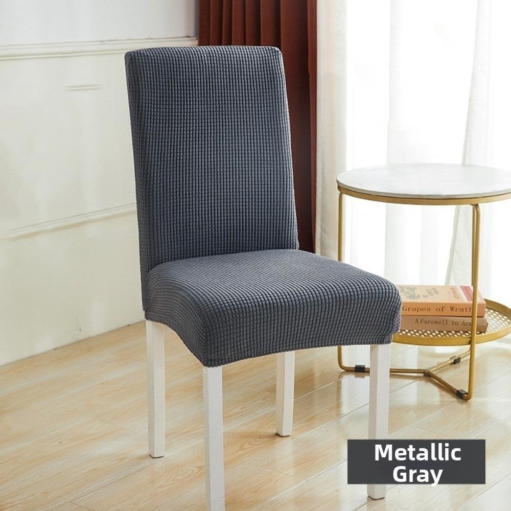 Universal Dining Table Chair Cover High Elastic Chair Dustproof Cover  for Dining Room Home Decor