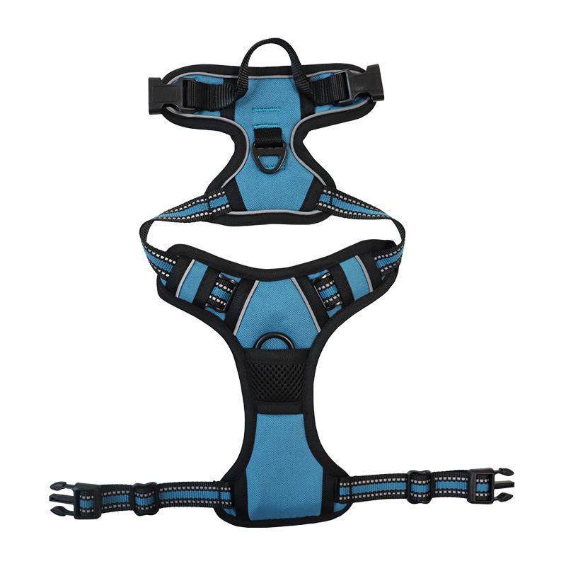 Reflective Harness for Medium & Large Dogs - Vest Style Dog Chest Harness.
