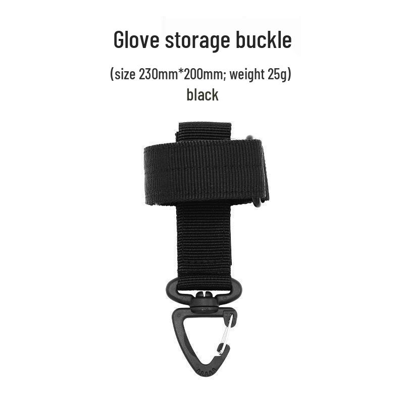 Militärischer taktischer Nylon-Karabiner: Outdoor-Handschuhhalter & Seilaufbewahrungshaken