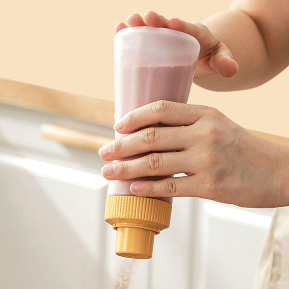 350ML Seasoning Bottle Storage Bottle BBQ Powder Bottle Portable Pepper Spice Jar