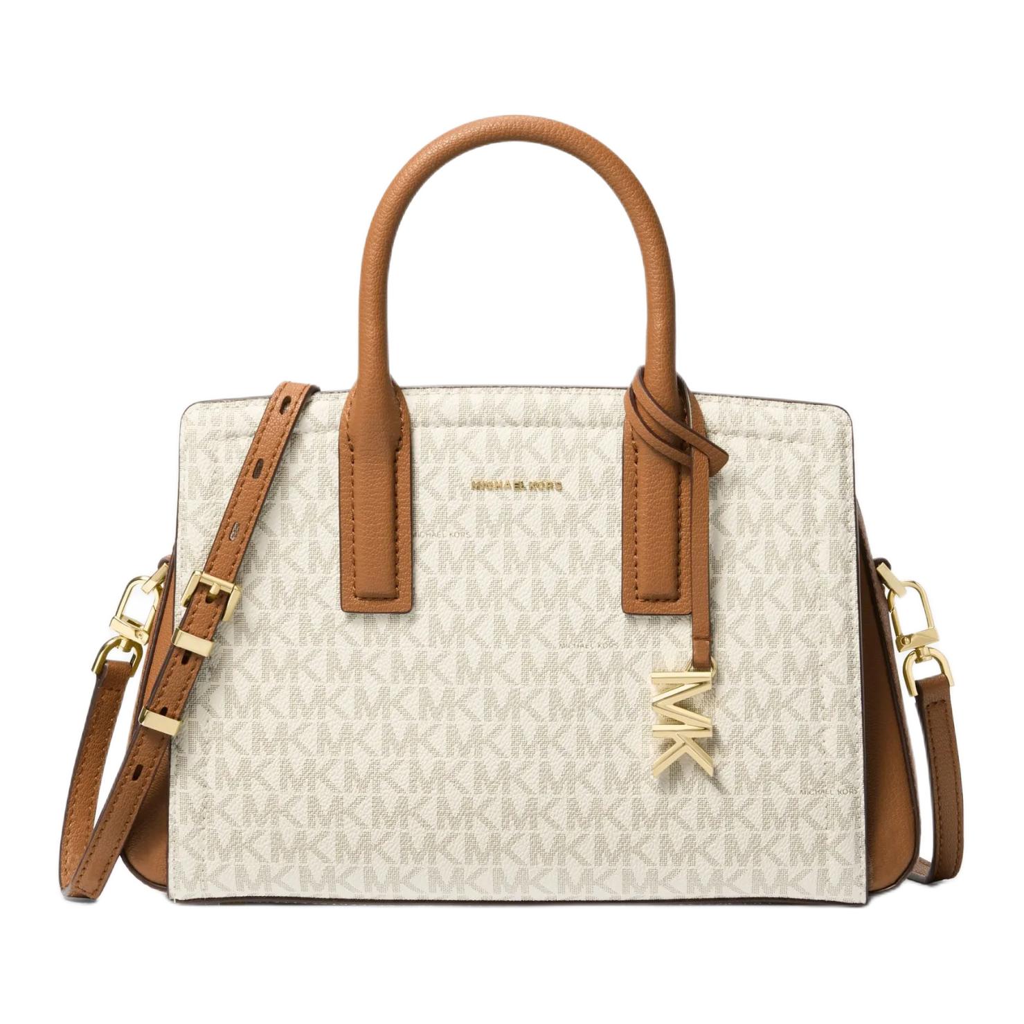 

Жіноча сумка-тоут Michael Kors Laila з логотипом та застібкою-кнопкою, колір Ванільно-білий з Горіхово-коричневим, 30S5G9IS1B-VANILLA-ACRN Shopping Bag Set(Basic Set+Shopping Bag)