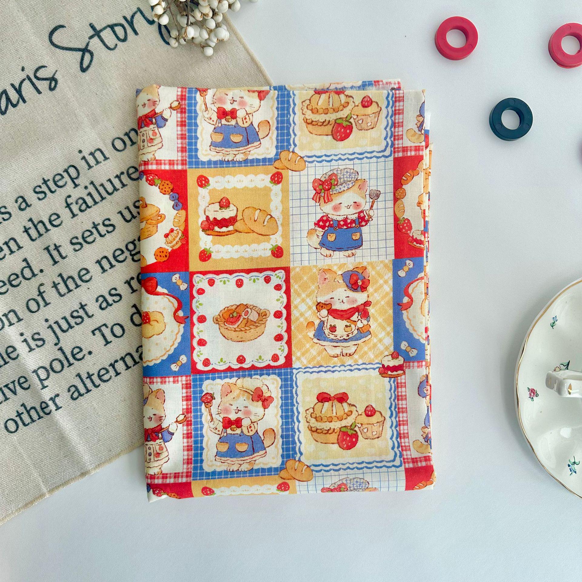 

Ткань Cake Bunny Plaid из 100% хлопка для женской, детской, родительско-детской одежды и домашнего обихода (Цифровая печать, 40-е гг.) One Piece 95cm