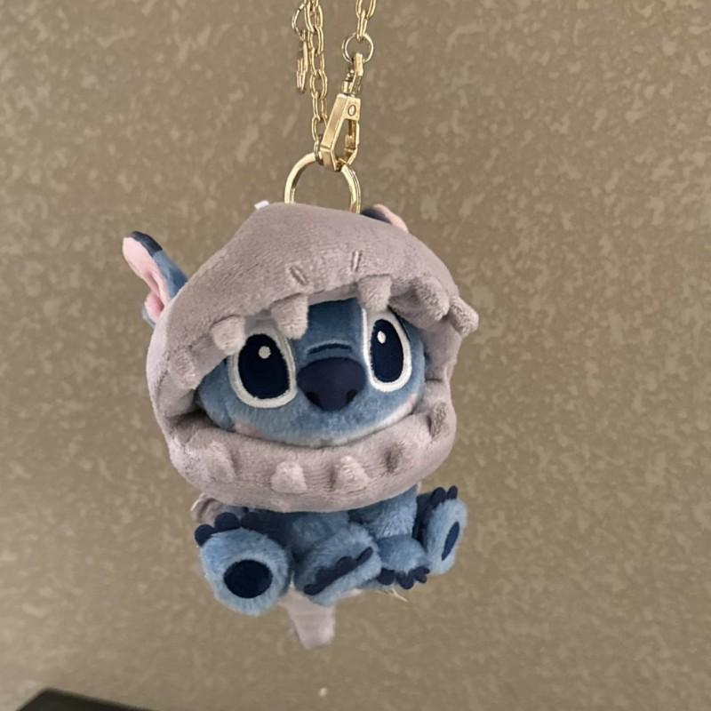 Stitch Plush Keychain Cartoon Character Pendant Cute Chef Doll Bag Charm Gift Kids
