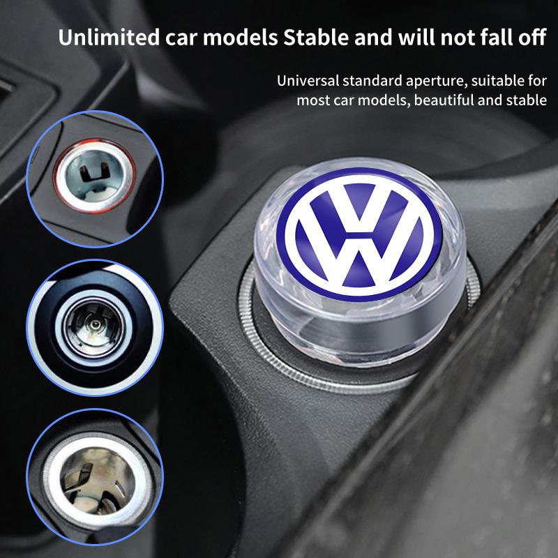 OPQ1 2026 Hot VOLKSWAGEN Car Cigarette Lighter Button Protective Case Dust Cap For VW GTI Golf Tiguan Jetta Transporter Passat Polo T