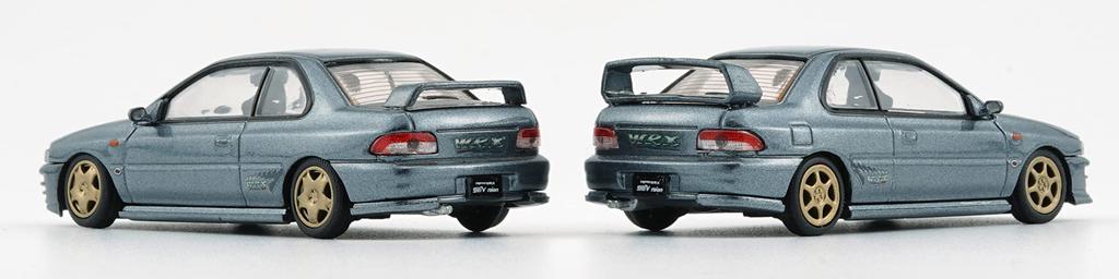 BM CREATIONS Subaru Impreza WRX 3 Dolphin Gray RHD Finished Model 64B0229 1/64 TYPE-R 4-6 gen.