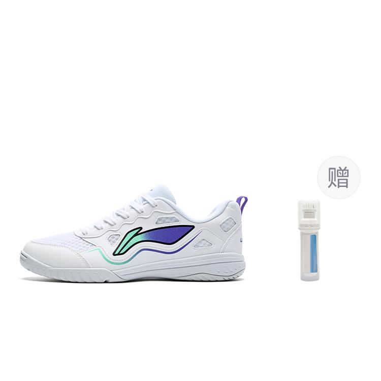 Li Ning Lage Tafeltennis Schoenen Unisex Fluorescerend Sterrenlicht Paars APPV011-13