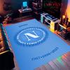 SSC Napoli Logo Teppich für Wohnzimmer Schlafzimmer Zuhause Sofadekoration, Kinderspiel Rutschfeste Bodenmatte