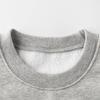 Small Children's Clothing Kids Crew Neck Fleece-Lined Sweater for Autumn and Winter