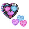 Needoh Valentine'S Day Heart Stress Toys 3 Pack Soft Slow Rising Squeeze Sensory Toys Love Shape Stress Relief Fidget Toys