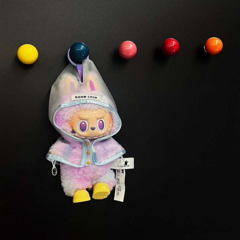 17cm Vinyl Doll Outfit Set Raincoat With Yellow Boots BJD Dolls 1st-3rd Gen