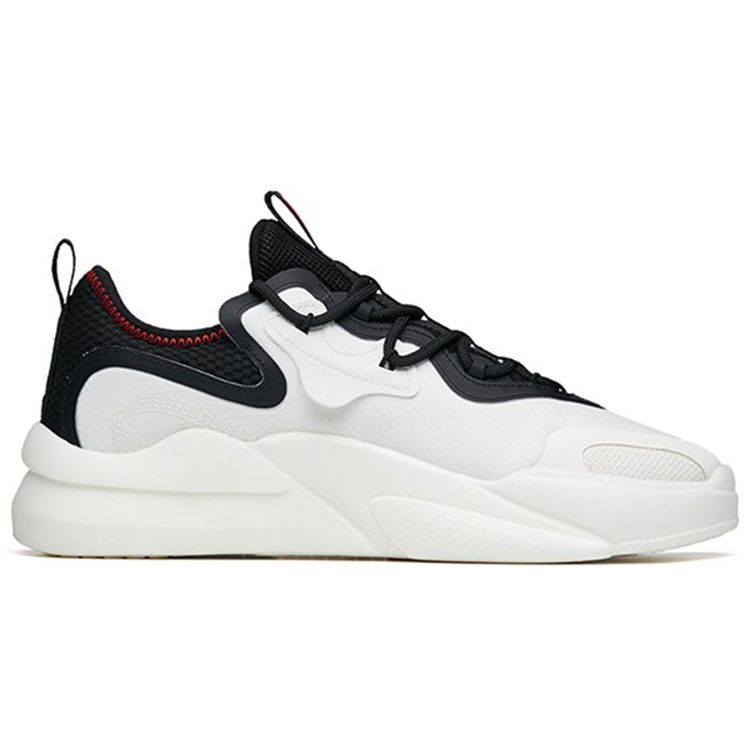 Anta AT91 Lifestyle Series Trendy Casual Non-Slip Wear-Resistant Low-Top Skate Shoes Men Sneakers White Black Red 112218072-3
