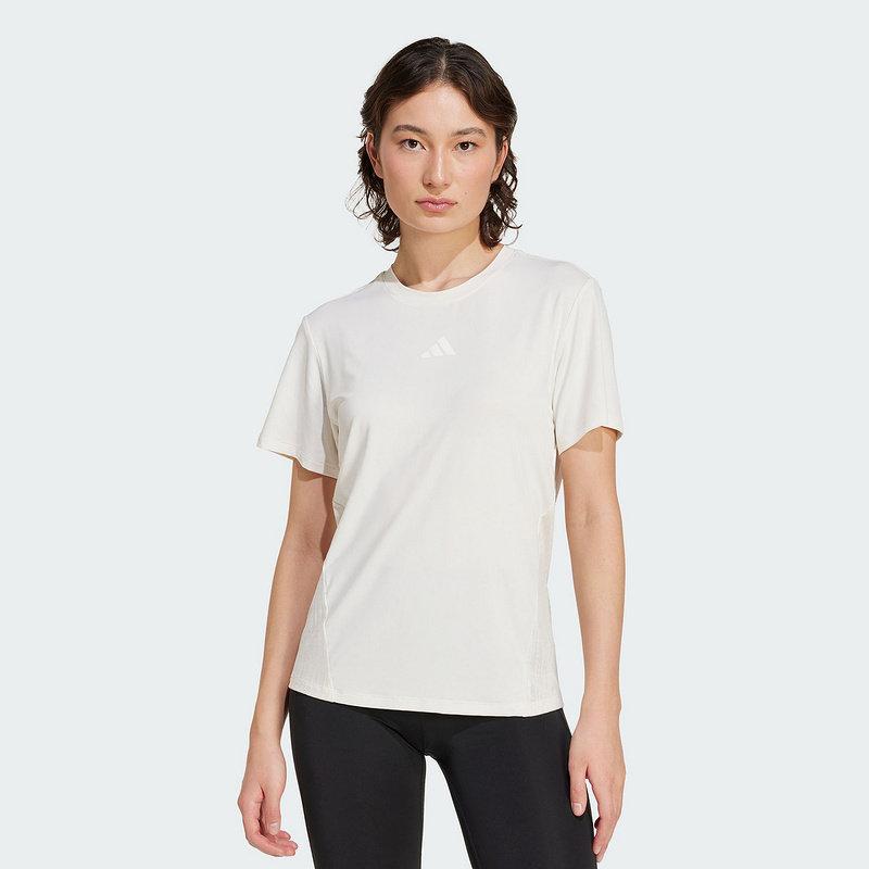 adidas Climacool Intensity Schnelltrocknendes Atmungsaktives Sport Fitness Rundhals T-Shirt Damen Tops Pink Weiß JZ6282