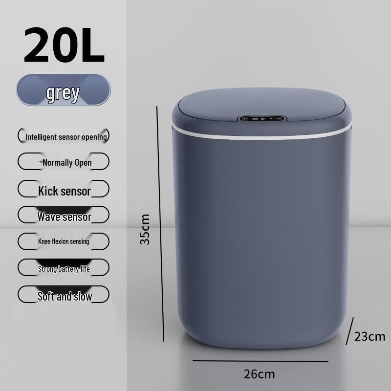 Automatischer Sensor-Mülleimer mit Deckel für Küche, Bad und Wohnzimmer