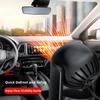 Compact Car Heater 12V 120W with 360 Degree Rotating Defogger for Windshield Provides Quick Heating and Airflow Adjustment