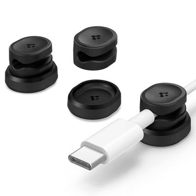 Spigen Cable Holder Magnet Silicone Material Super Strong Magnet Lightning Cable Cable Micro USB Cable Compatible with Others LD102 AMP05487 USB-C