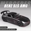 1:32 Mercedes Benz SLS AMG Supersportwagen Legierung Druckguss Modellauto Sound und Licht Kinderspielzeug Ornamente Junge Geschenk Sammlung Hobby