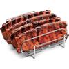 1Pc Outdoor Bbq Tool, Steak And Lamb Grill, Portable Bbq Mesh Rack, Picnic Utensils, Chicken Rack Bbq Grill Rack