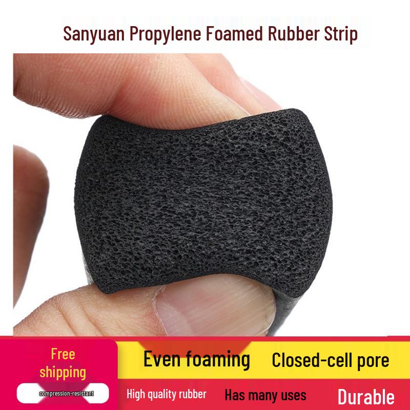 EPDM Rubber Sealing & Foam Strip - Waterproof, Elastic, Anti-collision Sponge for Marine Cabinets