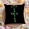 Cool CCactus jack Cushion Cover Linen Organic Fabric DoubleSided Printing Breathable Pillow Case Sofa Home Decor Gift