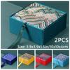 2Pcs Jewelry Packaging Box Chinese Brocade Jewelry Case Buddha Bead Bracelet Box Pendant Necklace Ring Box Jewelry Gift Box