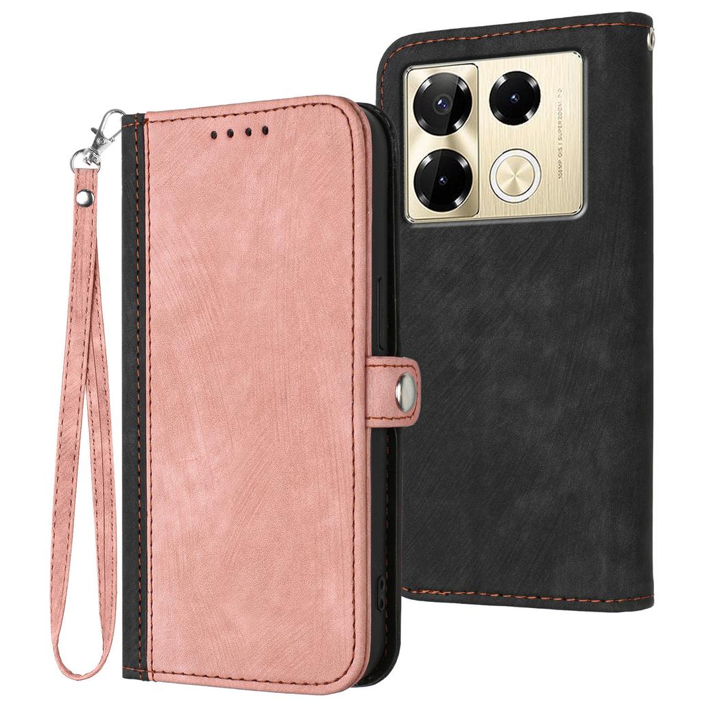 YX0020 For Infinix Note 40 Pro 4G/5G/Note 40 Pro+ Case Wallet PU Leather Phone Cover