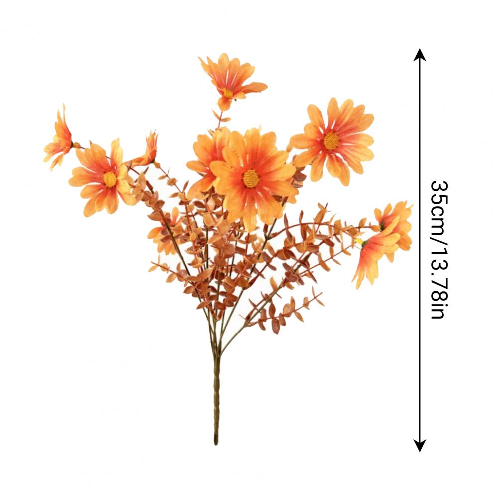 Artificial Eucalyptus Morning Glory Flowers, Fall Fake Flowers For Outdoor Planters Decorations, Reusable Silk Flowers Plants