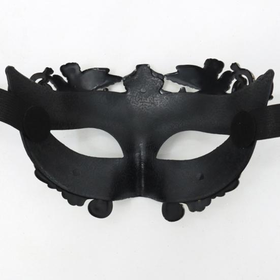 Masquerade Face Cover Retro Gorgeous Distressed Non-deformation Anti-fade Cosplay Props Plastic Venice Ancient Greece Costume Party Men Half Face