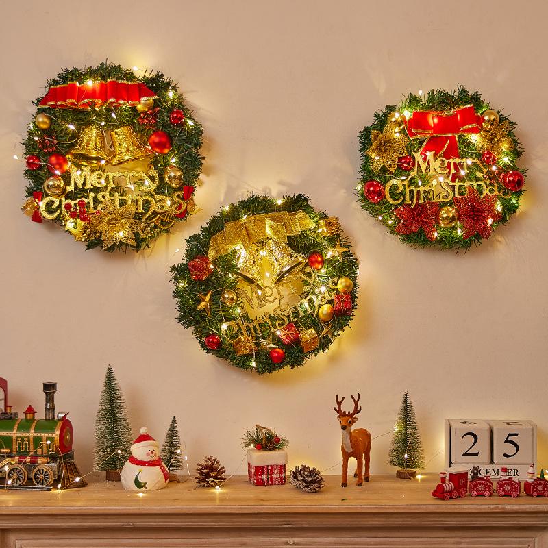 Christmas Door Wreath & Holiday Ornament for Festive Decor