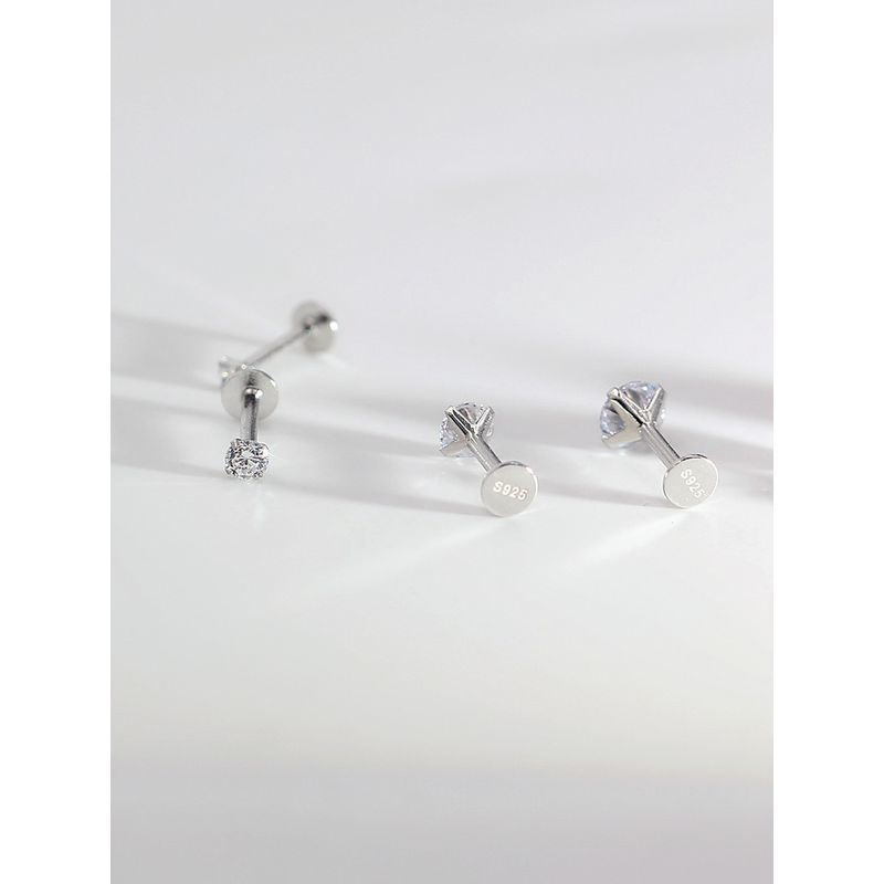 

Baxin Bajian 925 Silver Inner Teeth Anti-Allergy Labret Rod Length 8Mm/2.5Mm Drill