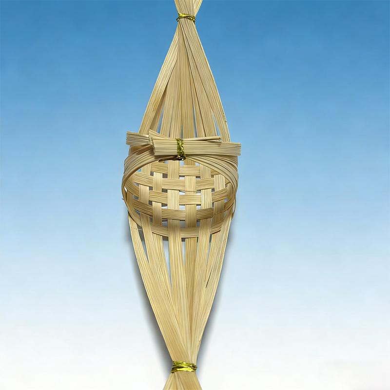 Bamboo Woven Dustpan Small Winnowing Basket Woven Craft Miniature Wall Decoration Photography Prop