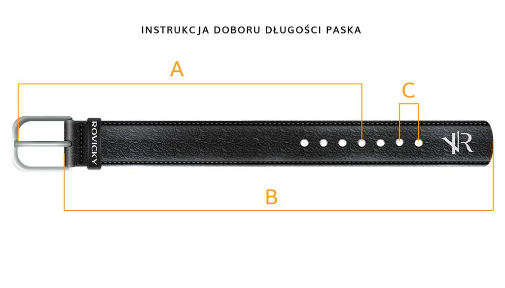Narrow belt BOM-P4 BLACK 120