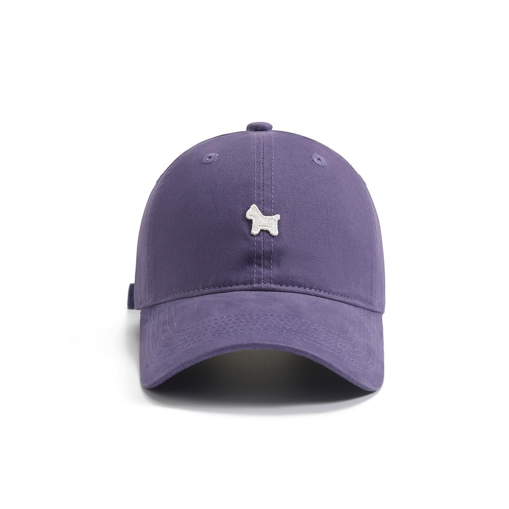 Fashion Hat Korean early spring new Korean pony embroidered baseball cap women's big head circumference showing face small peaked cap