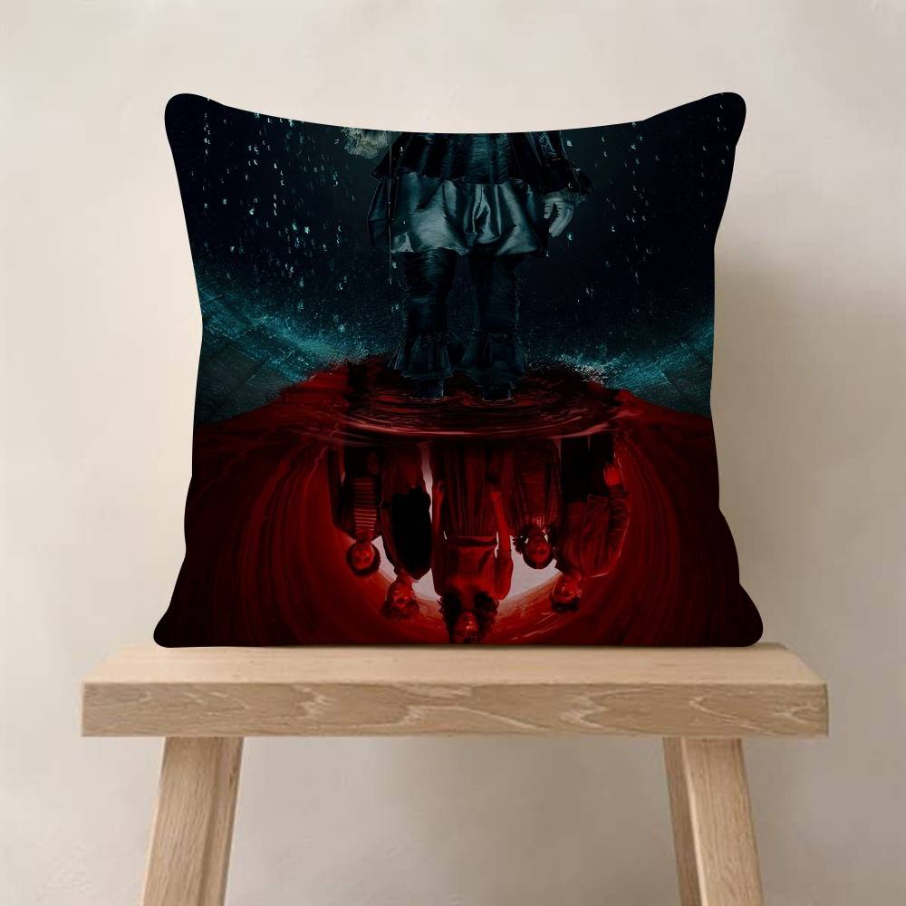 Horrorfilm It Pennywise Clown Personalisierte Bilder Text Heimdeko Kissen Haushaltsgeschenke 45x45cm